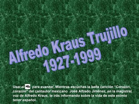 Alfredo Kraus Ppt