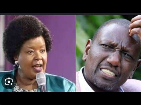 Ruto Finya Kinembe Ya Bishop Wanjiru Kikuyu Ni Wajinga Uhuru