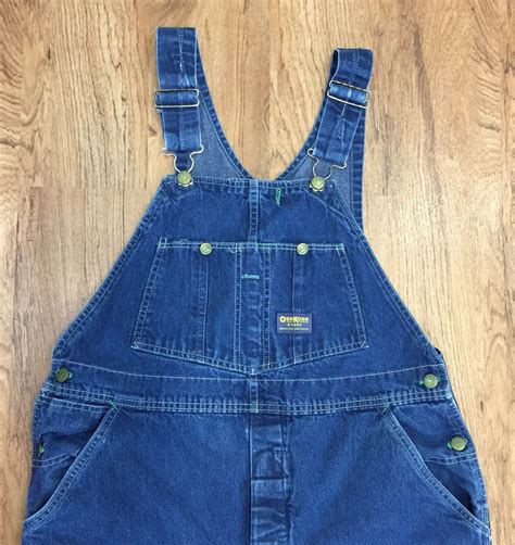 Vintage OshKosh Vestbak Sanforized Denim Overalls Men Gem