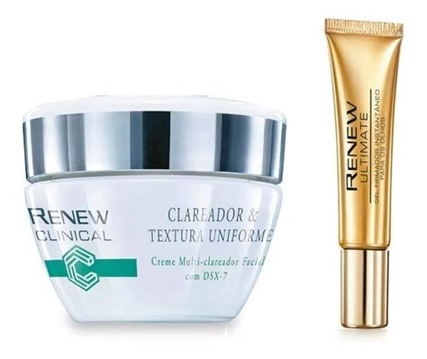 Kit Renew Clinical Clareador Creme Gel Firmador Olhos Mercado Livre