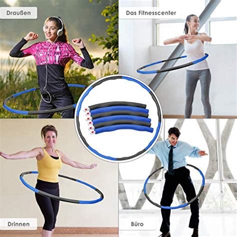 Kuyou Fitness Hula Hoop Zur Gewichtsreduktion Reifen Mit Schaumstoff