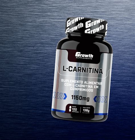 L Carnitina 1150mg 120 Comp Growth Supplements