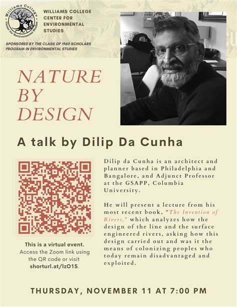 Architect And Planner Dilip Da Cunha Reimagines Rivers At S Scholar