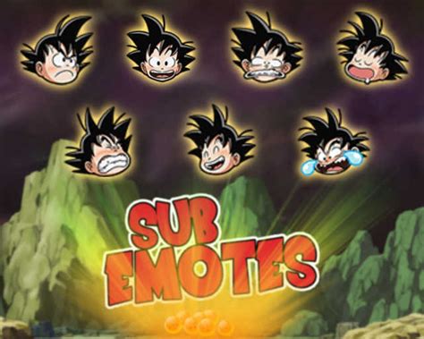 Funny Dragon Anime Pack Emotes Goku Twitch Emote Pack Etsy The Best