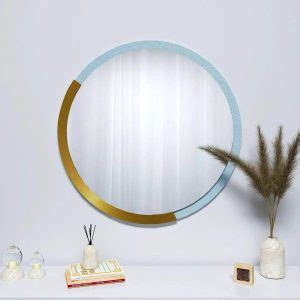 Round Shape Decorative Wall Mirror Wallmantra