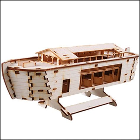 Buy Desktop Wooden Model Kit Noah's Ark by YOUNGMODELER Online at ...