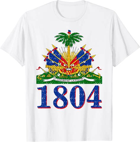 1804 Shirt | Cute Haiti Year Of Independence T-Shirt Gift - Walmart.com