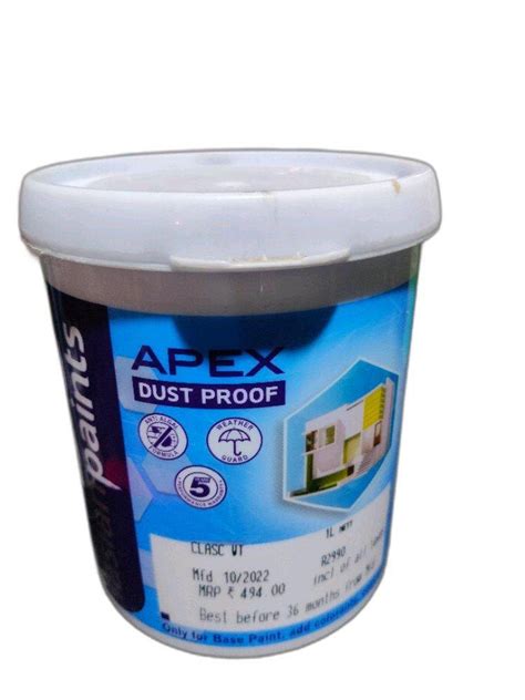 Asian Apex Dust Proof Paint 1 Ltr At Rs 340 Litre In New Delhi ID