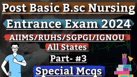 Post Basic Bsc Nursing Entrance Exam Preparation Nursing Exam