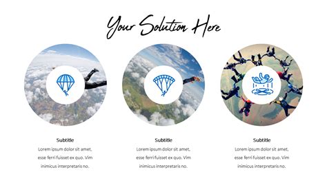 Skydiving premium PowerPoint Templates