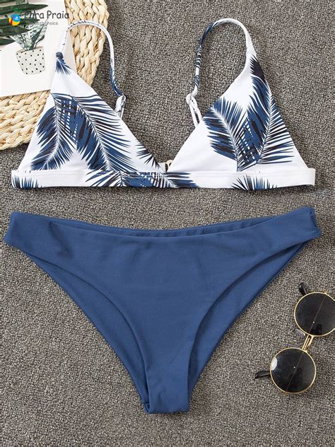Para Praia Sexy Brazilian Bikini Set Swimwear Women Swimsuit