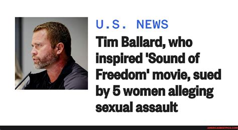 Us News Tim Ballard Who Inspired Sound Of I Freedom Movie Sued By