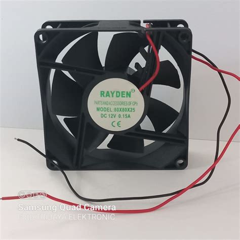 Jual Fan DC Kipas DC 12V 8cm 8x8 Kipas Pendingin Shopee Indonesia