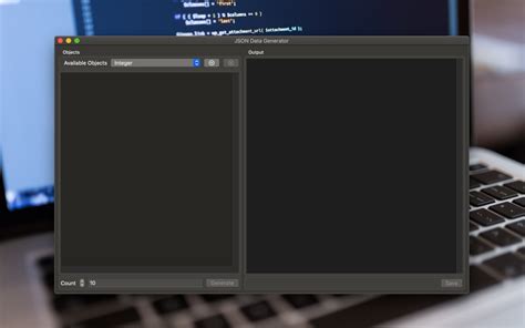 JSON Data Generator – Ray Adams's Applications