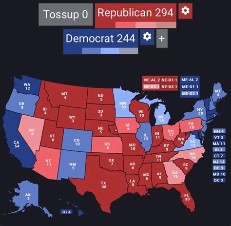 The Statewide Results Of The 2022 Us House Elections But Its The 2024 Presidential Map Ryapms