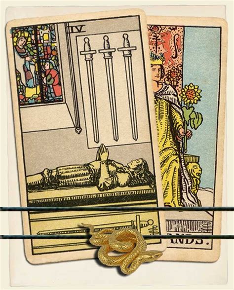 Four Of Swords And Queen Of Wands Combination Reading With Insights