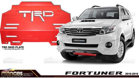 TOYOTA FORTUNER HILUX 2005 2015 HARD STEEL TRD THAILAND MADE SKID