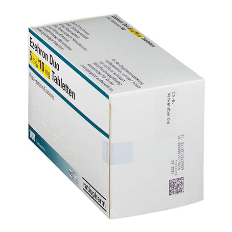 Ezehron Duo 5 Mg 10 Mg 100 St Mit Dem E Rezept Kaufen Shop Apotheke