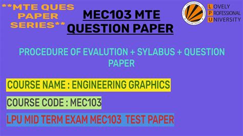 Mte Full Question Papermec Mcq Type Mec Nd Semester