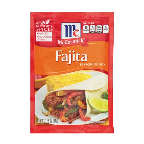 Mccormick® Fajitas Seasoning Mix Mccormick