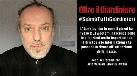 Oltre Il Giardiniere Con Alex Orlowski Siamotuttigiardinieri Youtube