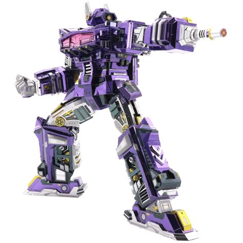 MU Transformers Shockwave G1 3D Metal Model Kits DIY Assemble Puzzle Laser Cut Jigsaw Toy YM ...