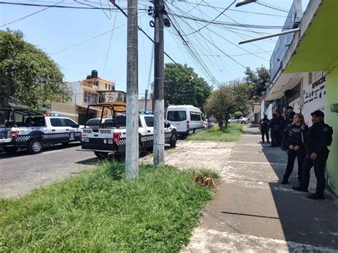 Movilización policial por supuesto levantón en avenida Américas en Xalapa