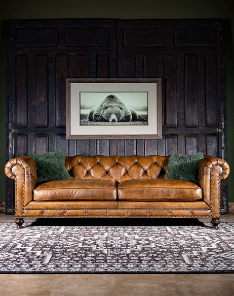 Sauvage Chesterfield Sofa Fine Leather Furniture American Atelier