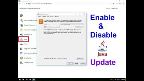 How To Disable Java Update Using The Windows Registry Turn Off Java