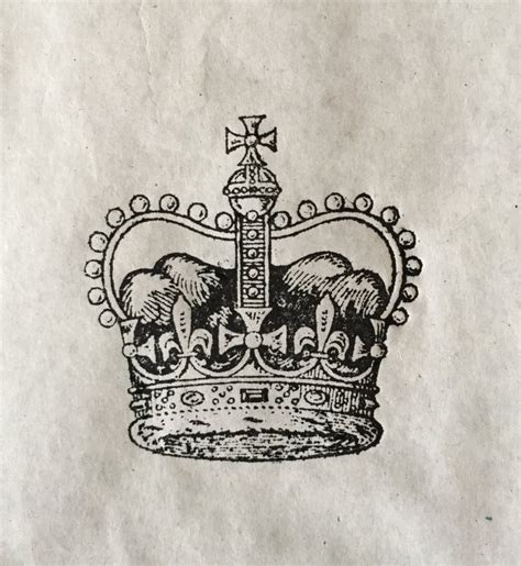 Queens Crown Stamp By Stampitoutart On Etsy