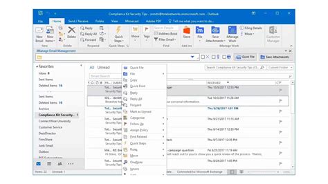 Filter Outlook Email Messages By Sender Youtube