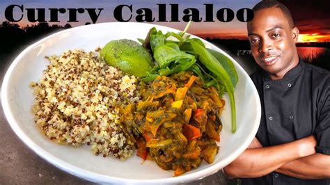 Curry Jamaica Callaloo With Vegetables Youtube