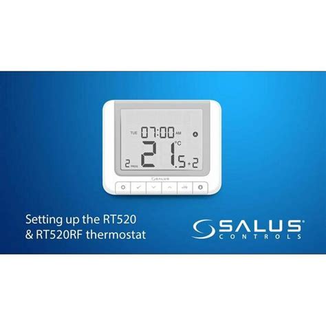 Salus RT520RF Programmable RF Boiler Plus Digital Thermostat Only 44 66