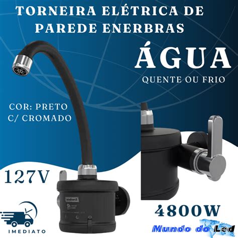 Qual A Melhor Torneira Elétrica Para Cozinha De Parede - Torneira Elétrica Para Cozinha De Parede Agua Quente Cor Preta/cromada ...