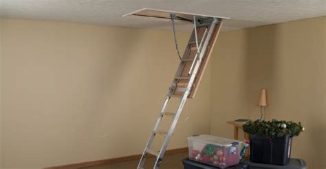 Garage Attic Stair Installation | Dandk Organizer