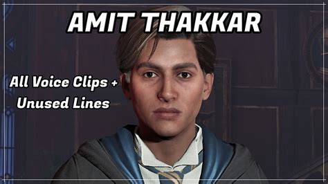 Hogwarts Legacy Amit Thakkar Voice Clips Audio Files Cut Unused