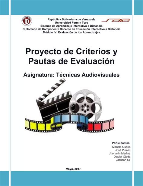 Proyecto De Criterios Y Pautas De Evaluaci N Pdf