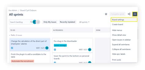 Jira Task Board