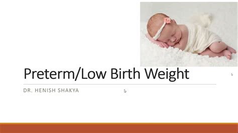 Pediatric Lecture On Preterm And Low Birth Weight Part 1 Youtube