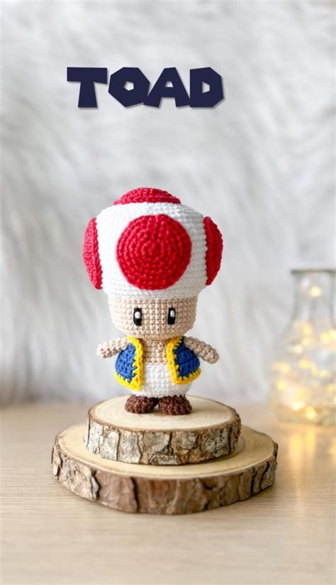 Receita Amigurumi Toad Do Super Mario Em Pdf Elo