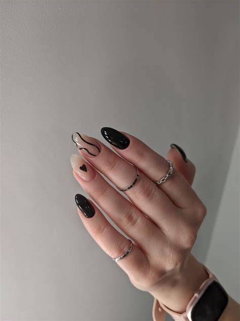 Goth Nails Grunge Nails Chic Nails Goth Nail Art Funky Nails