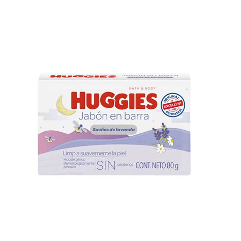 Jab N En Barra Sue Os De Lavanda Para Beb Huggies G Oz