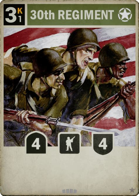 30th Regiment Kards The Wwii Ccg Wiki Fandom