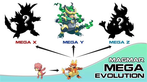 Full Gen 1 Mega Pokémon Magmar Mega Evolutions X Y Z Youtube