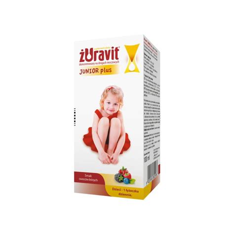 Uravit Junior Plus Syrop Dla Dzieci Powy Ej Roku Smak Owoc W