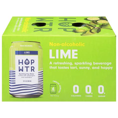 Hop Wtr Lime 6pk12 Fl Oz Cans