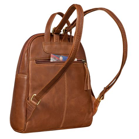 Charlotte Rucksack Damen Elegant Leder Stilord