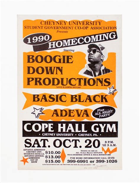 Boogie Down Productions At 1990 Cheyney University Homecoming Boogie