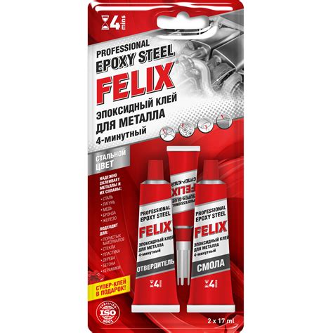 Клей эпоксидный для металла Felix - Интернет-магазин масел и СОЖ Тритон
