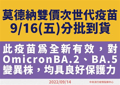 首批80萬劑次世代疫苗916到貨 最快下週開打 新聞 Rti 中央廣播電臺